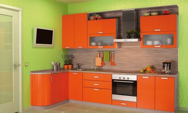 Фотография:  в стиле , Кухня и столовая, Декор интерьера, Квартира, Дом, Декор, Оранжевый – фото на INMYROOM