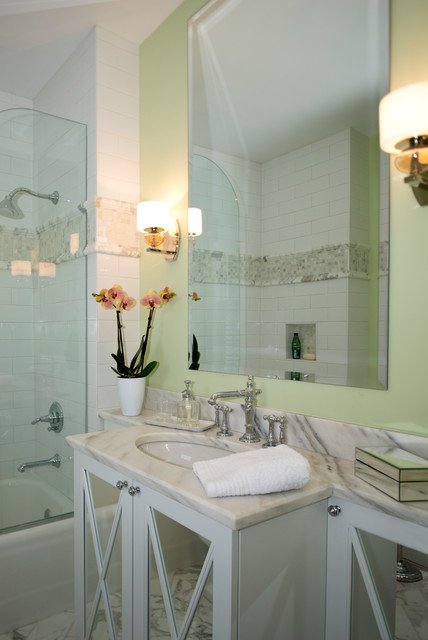 Фотография: Ванная в стиле Классический, Интерьер комнат – фото на INMYROOM