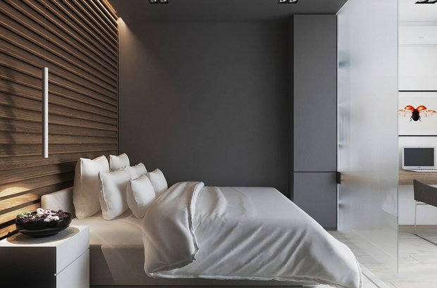 Фотография: Спальня в стиле Современный, Минимализм, Гид – фото на INMYROOM