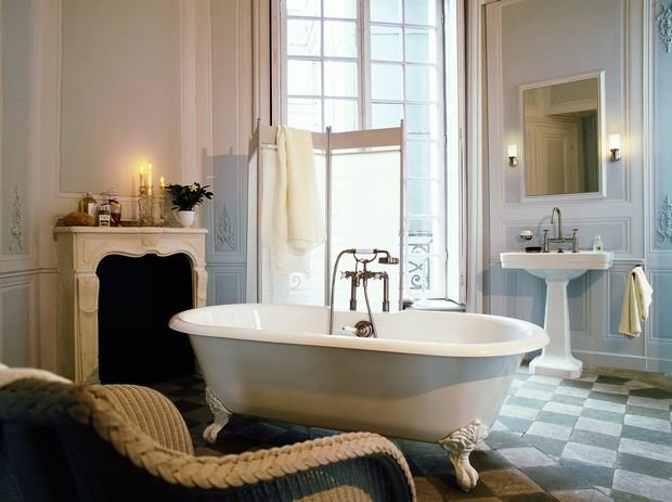 Фотография: Ванная в стиле Прованс и Кантри, Декор интерьера, Квартира, Дом – фото на INMYROOM