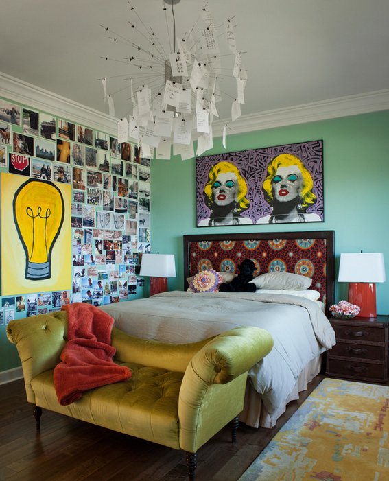 Фотография: Спальня в стиле Эклектика, Стиль жизни, Советы, Поп-арт – фото на INMYROOM