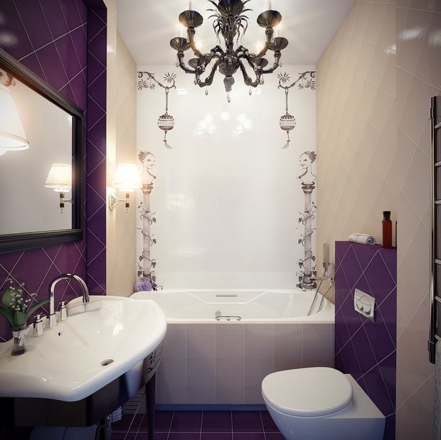 Фотография: Ванная в стиле Эклектика, Интерьер комнат – фото на INMYROOM