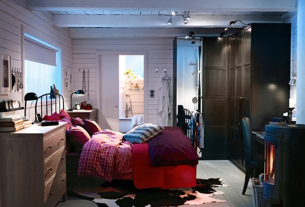 Фотография: Спальня в стиле Скандинавский, Интерьер комнат, IKEA – фото на INMYROOM