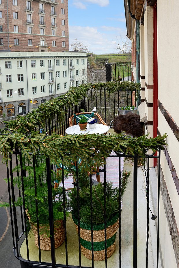 Фотография: Балкон в стиле Скандинавский, Эклектика, Малогабаритная квартира, Квартира – фото на INMYROOM