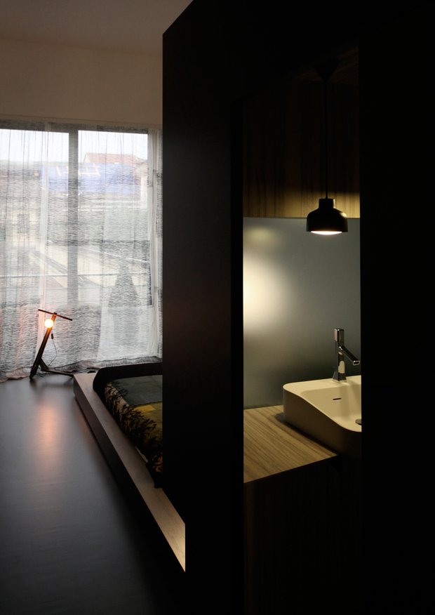 Фотография: Спальня в стиле Современный, Малогабаритная квартира, Квартира, Италия, Дома и квартиры – фото на INMYROOM