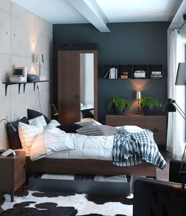 Фотография: Спальня в стиле Лофт, Интерьер комнат, Хрущевка – фото на INMYROOM