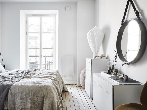 Фотография: Спальня в стиле Скандинавский, Декор интерьера, Квартира, Гетеборг – фото на INMYROOM