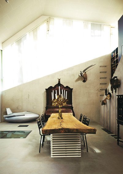 Фотография: Кухня и столовая в стиле Эклектика, Дом, Дома и квартиры – фото на INMYROOM
