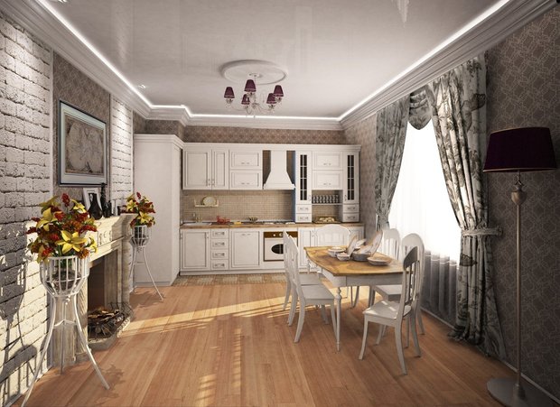 Фотография: Кухня и столовая в стиле Классический, Скандинавский, Гостиная, Советы – фото на INMYROOM