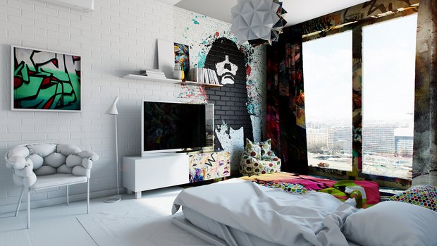 Фотография: Спальня в стиле Лофт, Советы – фото на INMYROOM