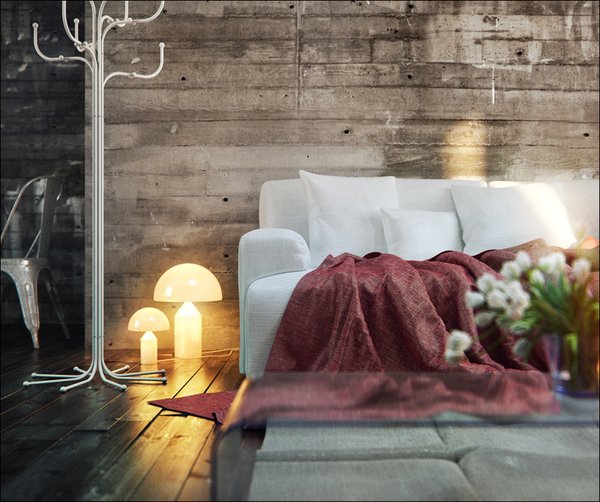Фотография: Гостиная в стиле Скандинавский, Декор интерьера, Мебель и свет – фото на INMYROOM