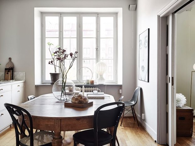 Фотография: Кухня и столовая в стиле Скандинавский, Декор интерьера, Квартира, Гетеборг – фото на INMYROOM