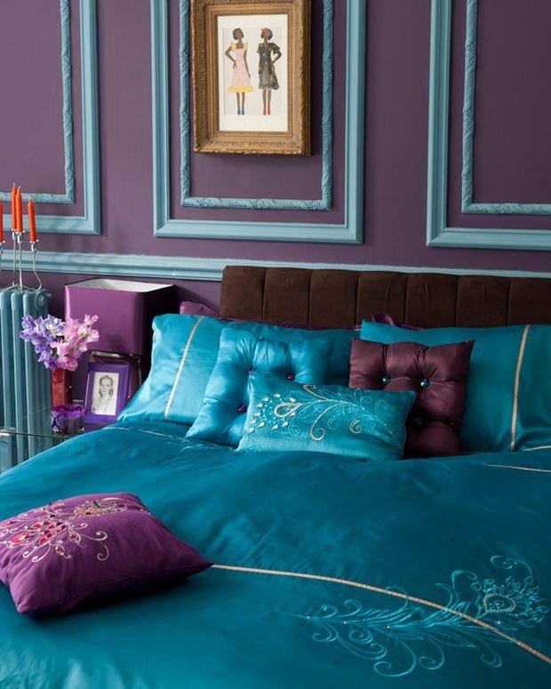 Фотография: Спальня в стиле Классический, Декор интерьера, Квартира, Дом, Декор, Бирюзовый – фото на INMYROOM