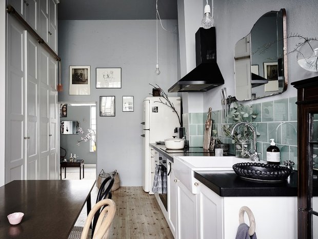 Фотография: Кухня и столовая в стиле Скандинавский, Декор интерьера, Квартира, Швеция – фото на INMYROOM
