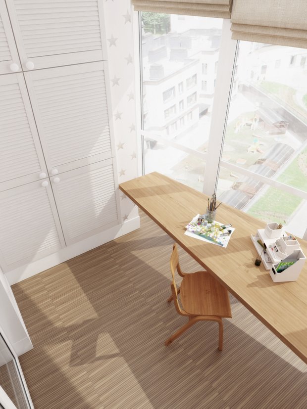 Как обустроить рабочее место на балконе: 3 идеи от дизайнеров