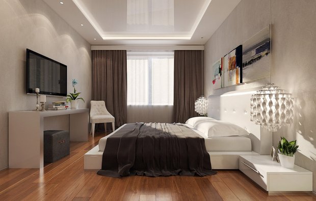 Фотография: Спальня в стиле Современный, Малогабаритная квартира, Квартира, Декор, Дома и квартиры – фото на INMYROOM