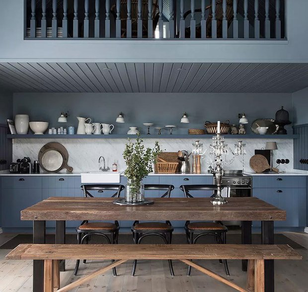 Фотография: Кухня и столовая в стиле Прованс и Кантри, Дача, Дом и дача – фото на INMYROOM