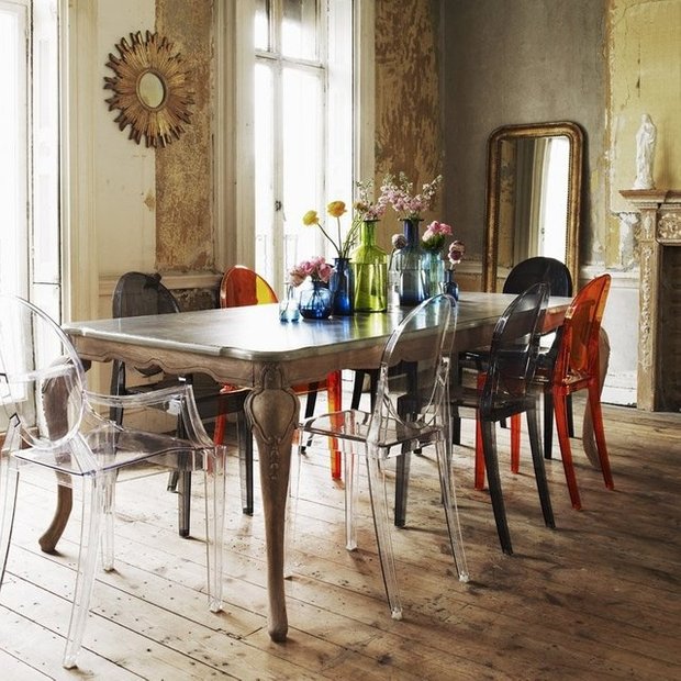 Фотография: Кухня и столовая в стиле Эклектика, Декор интерьера, Мебель и свет – фото на INMYROOM