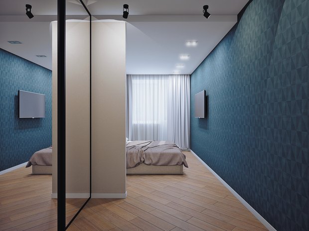 Фотография: Спальня в стиле Современный, Классический, Квартира, Планировки, Мебель и свет, Проект недели – фото на INMYROOM