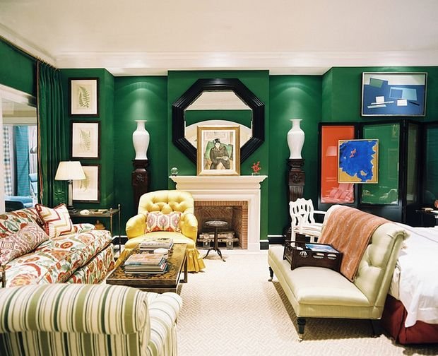 Фотография: Спальня в стиле Современный, Декор интерьера, Квартира, Дом, Декор, Зеленый – фото на INMYROOM