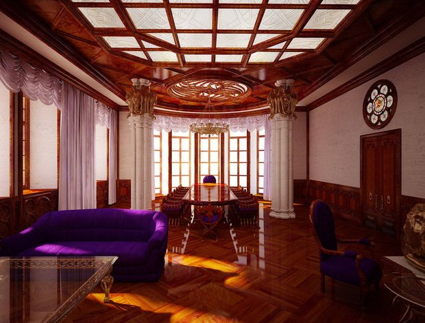 Фотография: Гостиная в стиле , Декор интерьера, Мебель и свет, Готический – фото на INMYROOM