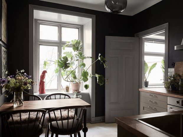 Фотография: Кухня и столовая в стиле Скандинавский, Декор интерьера, Квартира, Швеция, 2 комнаты, 40-60 метров – фото на INMYROOM