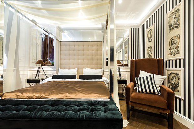 Фотография: Спальня в стиле Классический, Современный, Декор интерьера, Интерьер комнат, Проект недели – фото на INMYROOM