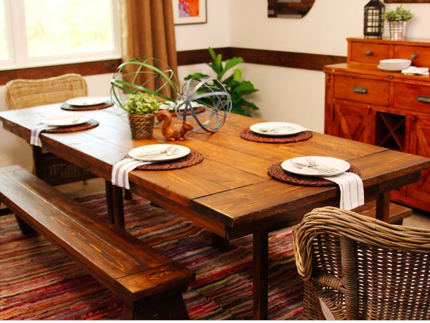 Фотография:  в стиле , DIY, ИКЕА, мебель ИКЕА в интерьере, декор обеденного стола – фото на INMYROOM
