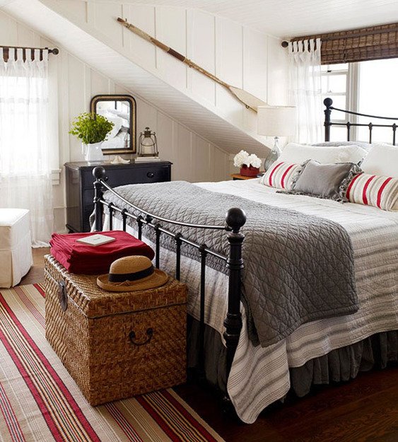 Фотография: Спальня в стиле Скандинавский, Декор интерьера, Интерьер комнат, Кровать – фото на INMYROOM