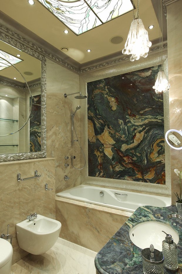 Фотография: Ванная в стиле Эклектика, Декор интерьера – фото на INMYROOM