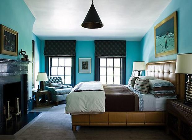 Фотография: Спальня в стиле Классический, Декор интерьера, Квартира, Дом, Декор, Бирюзовый – фото на INMYROOM