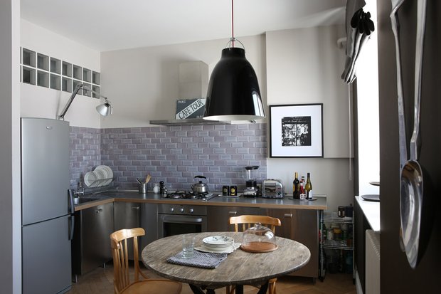 Фотография: Кухня и столовая в стиле Современный, Малогабаритная квартира, Квартира, Дома и квартиры, IKEA – фото на INMYROOM