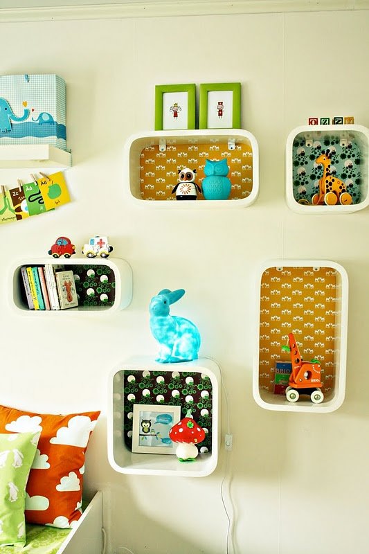Фотография: Декор в стиле Современный, Детская, Интерьер комнат, Системы хранения – фото на INMYROOM