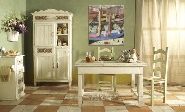 Фотография: Кухня и столовая в стиле Прованс и Кантри, Интерьер комнат – фото на INMYROOM