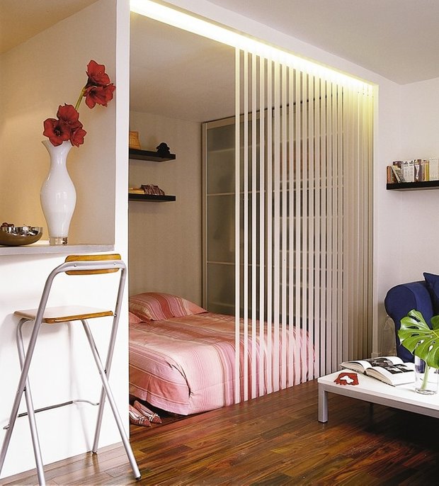 Фотография: Спальня в стиле Современный, Гостиная, Интерьер комнат – фото на INMYROOM