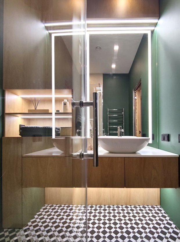 Фотография: Ванная в стиле Современный, Советы, организация пространства в ванной комнате, организация пространсва – фото на INMYROOM