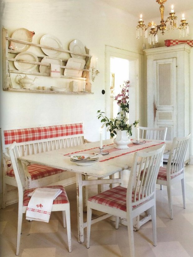 Фотография: Кухня и столовая в стиле Прованс и Кантри, Интерьер комнат, Шебби-шик – фото на INMYROOM