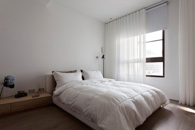 Фотография: Спальня в стиле Современный, Малогабаритная квартира, Квартира, Дома и квартиры, Квартиры – фото на INMYROOM