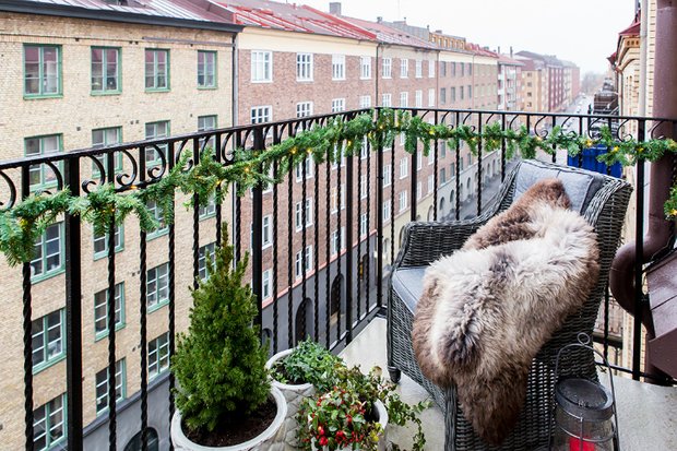 Фотография: Балкон в стиле Скандинавский, Квартира, Проект недели – фото на INMYROOM
