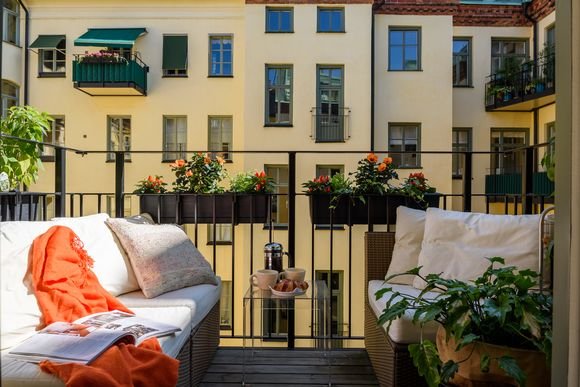 Фотография: Балкон в стиле Эко, Скандинавский, Декор интерьера, Квартира – фото на INMYROOM