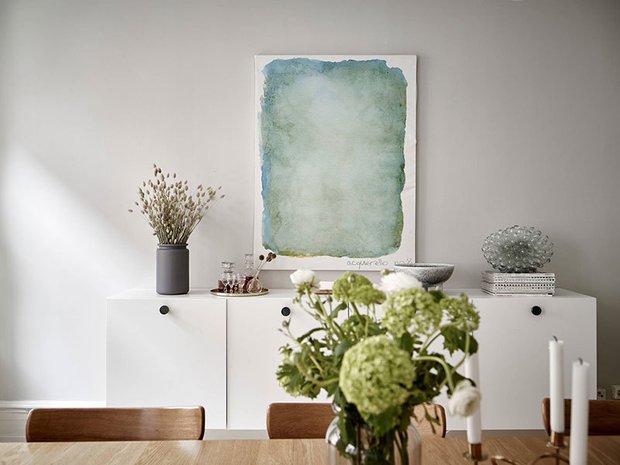 Фотография: Кухня и столовая в стиле Скандинавский, Декор интерьера, Квартира, Швеция, Гетеборг, 2 комнаты – фото на INMYROOM