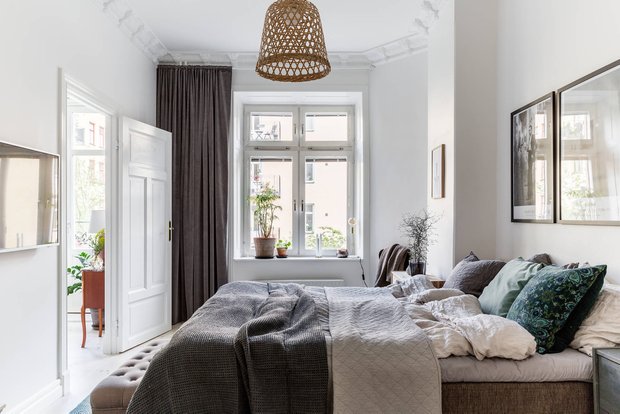 Фотография: Спальня в стиле Скандинавский, Декор интерьера, Квартира, Стокгольм – фото на INMYROOM