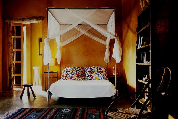 Фотография: Спальня в стиле , Декор интерьера, Дизайн интерьера, Цвет в интерьере, Краска – фото на INMYROOM