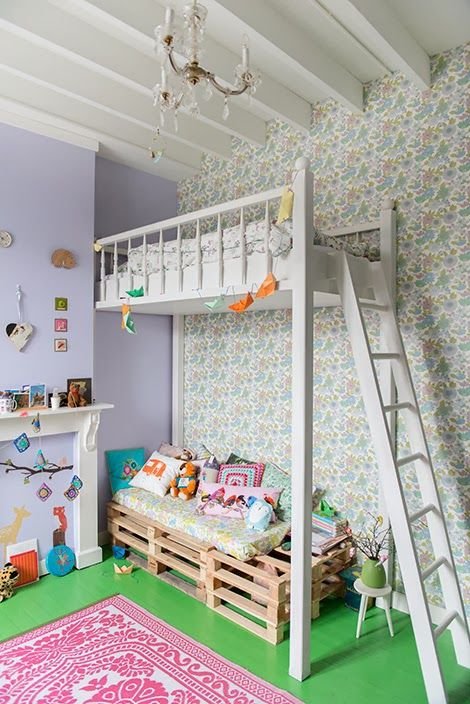 Фотография: Спальня в стиле Скандинавский, Детская, Интерьер комнат – фото на INMYROOM