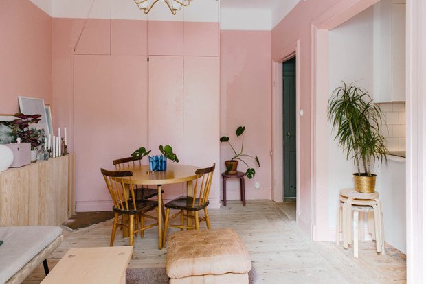 Фотография: Кухня и столовая в стиле Скандинавский, Эко, Малогабаритная квартира, Квартира, Швеция – фото на INMYROOM