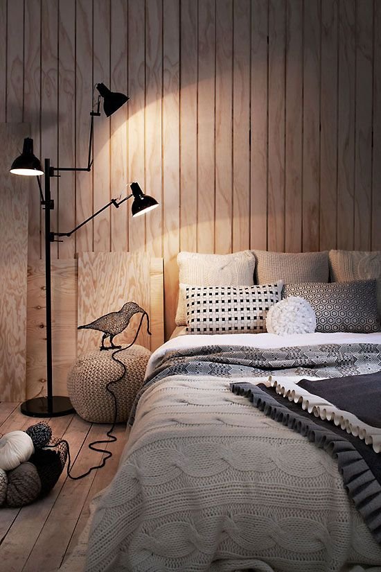Фотография: Спальня в стиле Лофт, Скандинавский, Интерьер комнат – фото на INMYROOM