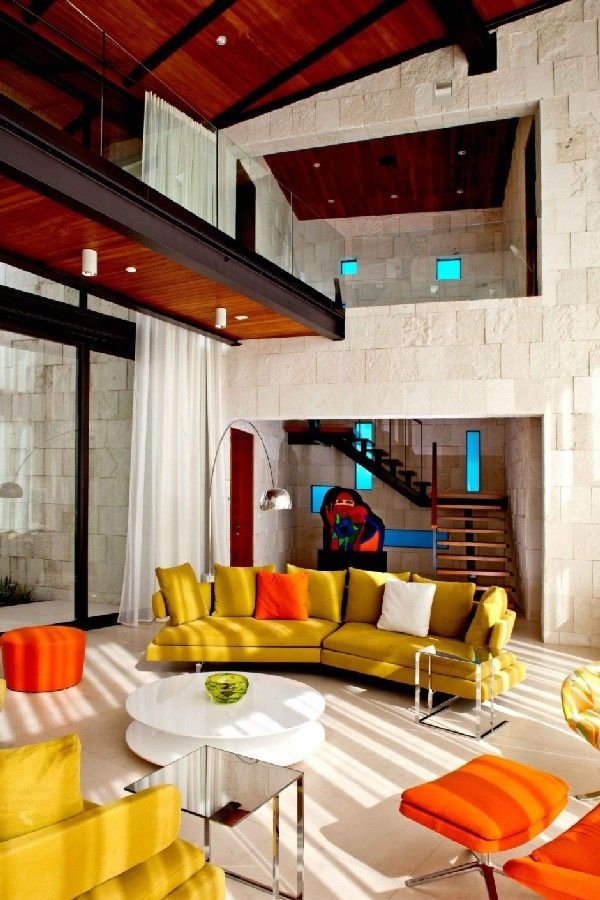 Фотография: Гостиная в стиле Современный, Декор интерьера, Декор дома, Цвет в интерьере – фото на INMYROOM