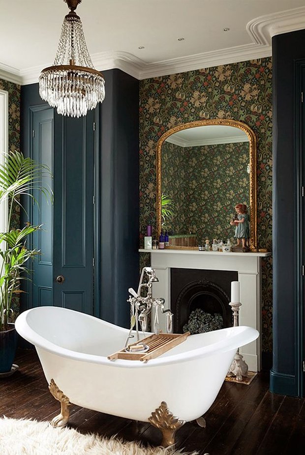 Фотография: Ванная в стиле Прованс и Кантри, Декор интерьера, Интерьер комнат, Викторианский – фото на INMYROOM