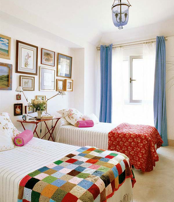 Фотография: Спальня в стиле Прованс и Кантри, Современный, Цвет в интерьере – фото на INMYROOM
