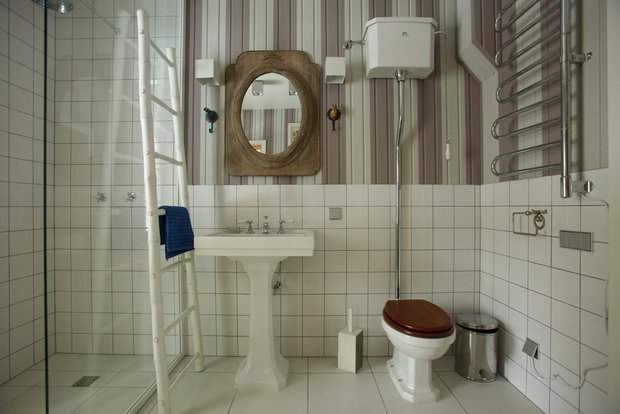 Фотография: Ванная в стиле Классический, Интерьер комнат, Цвет в интерьере, Белый, Проект недели – фото на INMYROOM